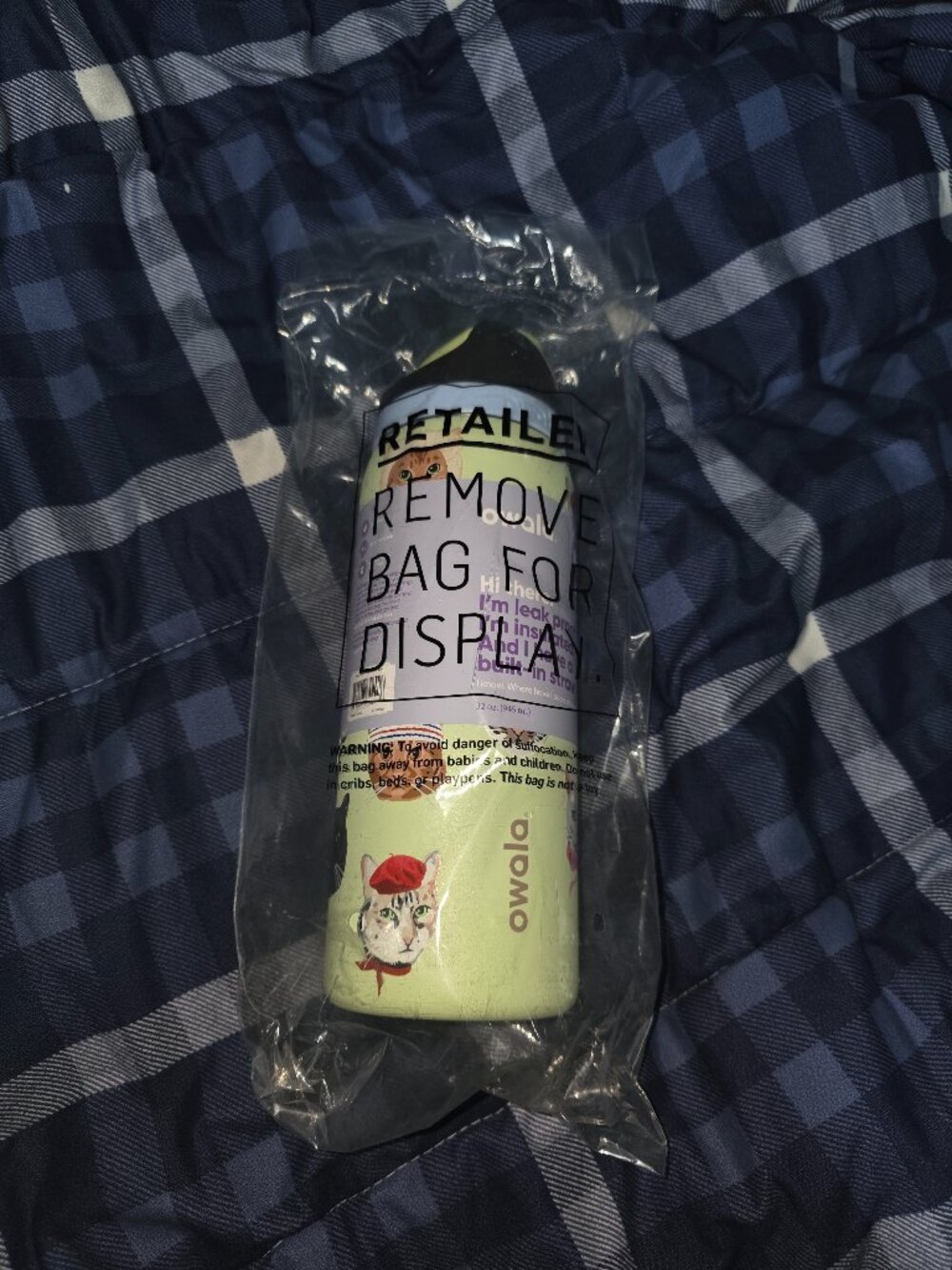 Owala Cat Collage Catwala Water Bottle 32oz
